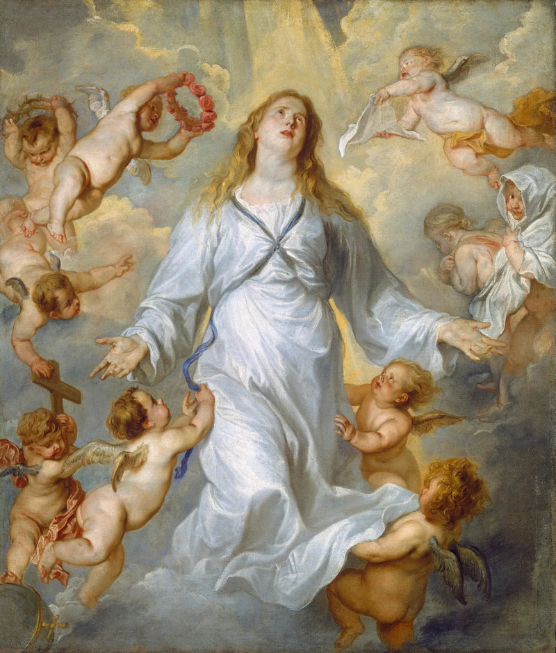 Najświętsza Maryja Panna jako orędowniczka - Antoine van Dyck