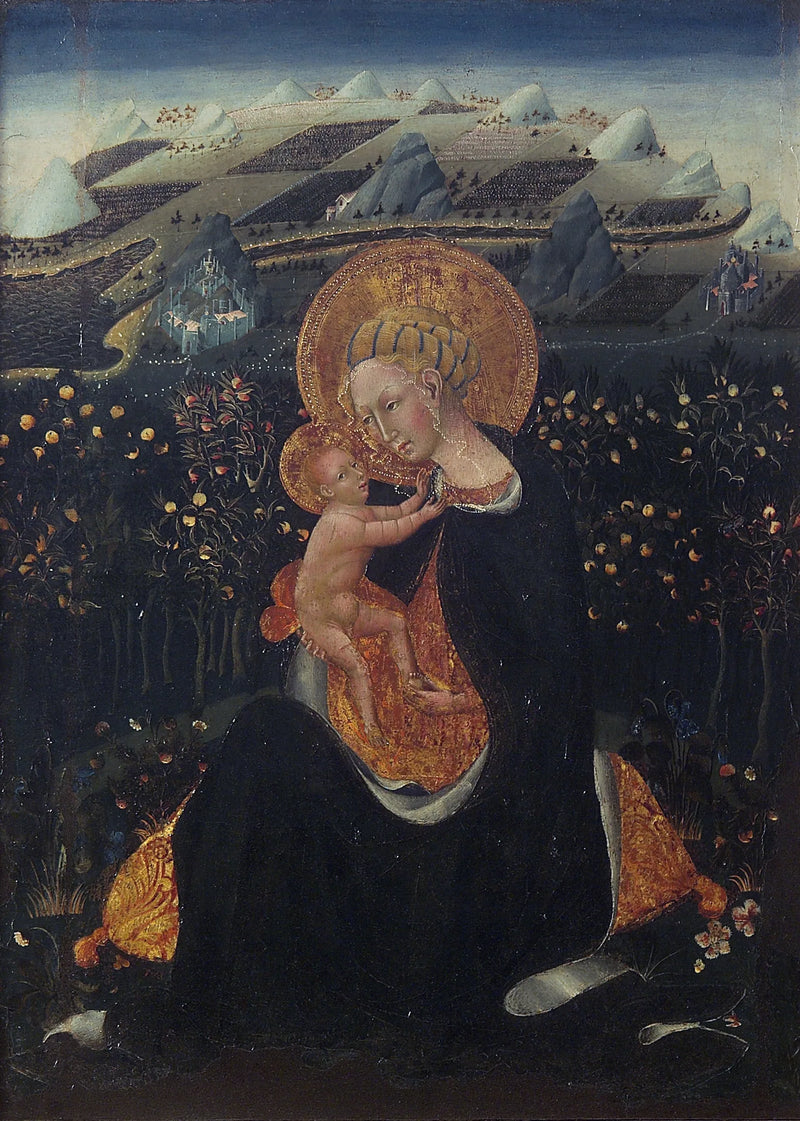 Maria Panna z pokory - Giovanni di Paolo