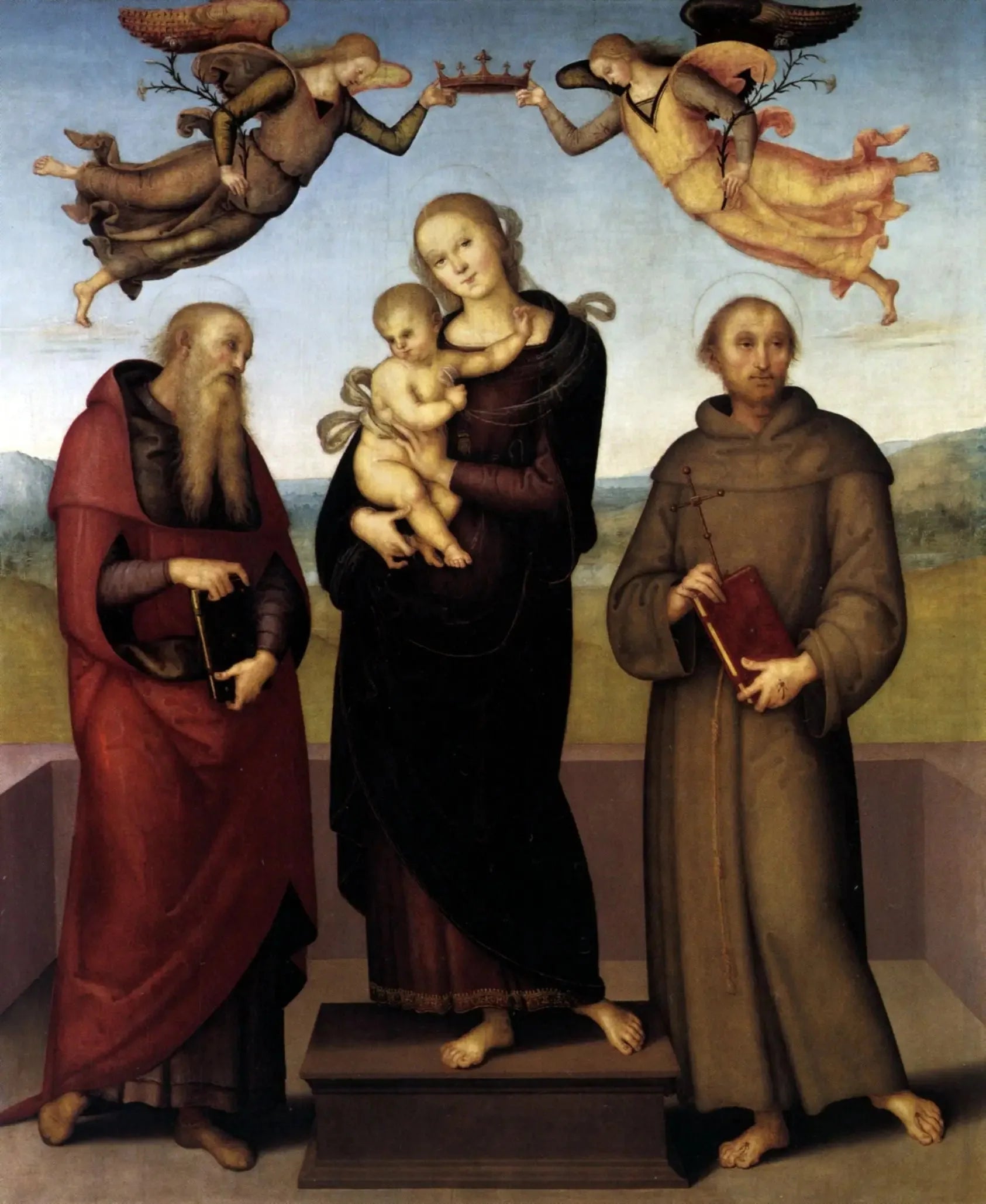 La Vierge de Lorette - Pietro Perugino image 1 copie de tableau peinte à la main