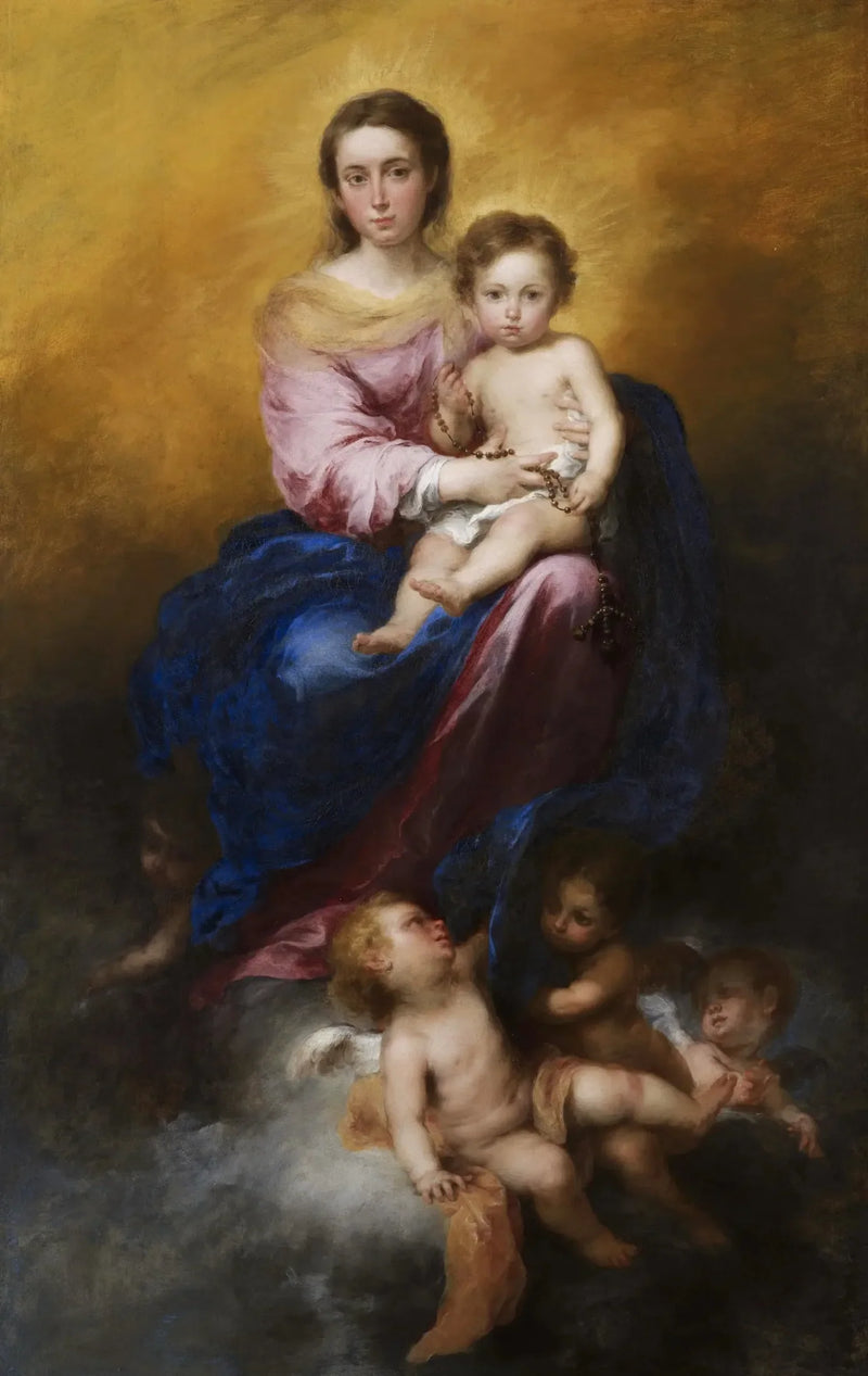 Dziewica Różańcowa - Bartolomé Esteban Murillo