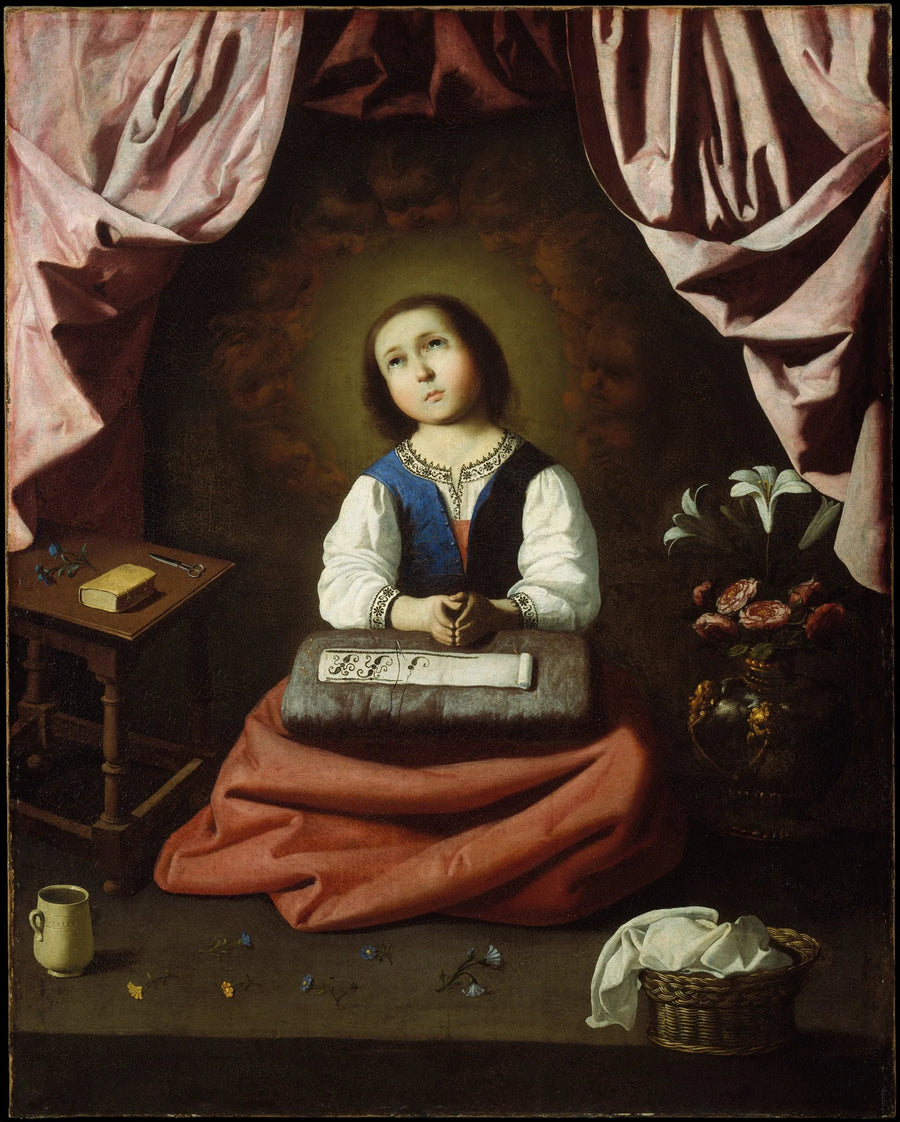 Dzieciątko Maryja w ekstazie - Francisco de Zurbarán