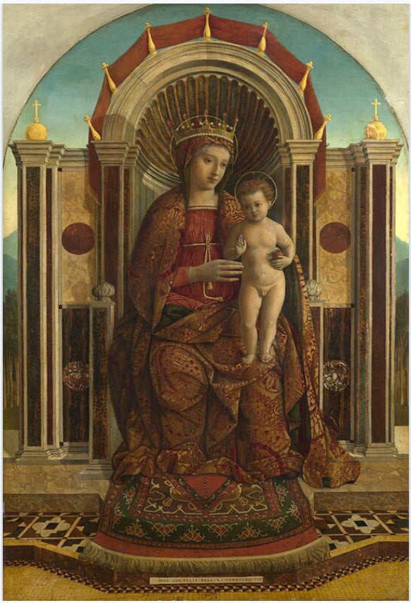 Matka Boska z Dzieciątkiem w majestacie - Gentile Bellini