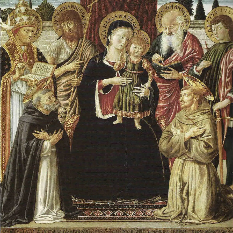Maria z Dzieciątkiem w otoczeniu świętych - Benozzo Gozzoli
