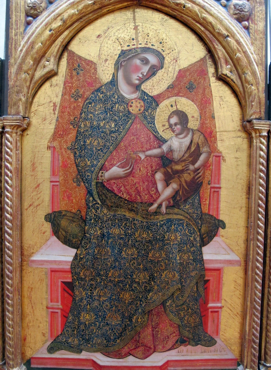 La Vierge et l'Enfant - Paolo Veneziano image 1 reproduction artisanale de tableau