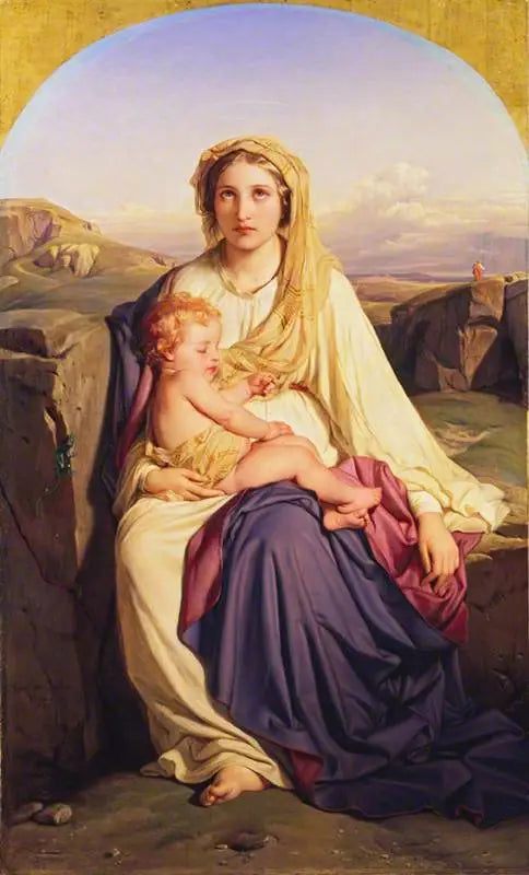 Maria i Dzieciątko - Paul Delaroche