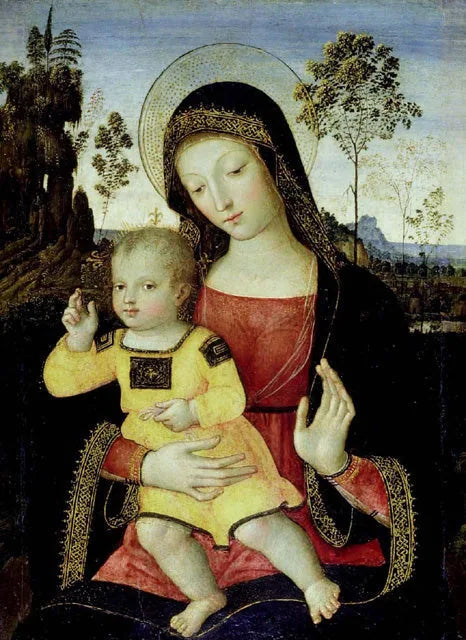 Matka Boska z Dzieciątkiem - Pinturicchio
