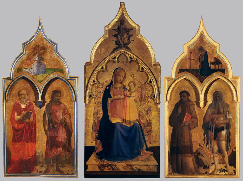 Maria z Dzieciątkiem Jezus na ręku - Fra Angelico