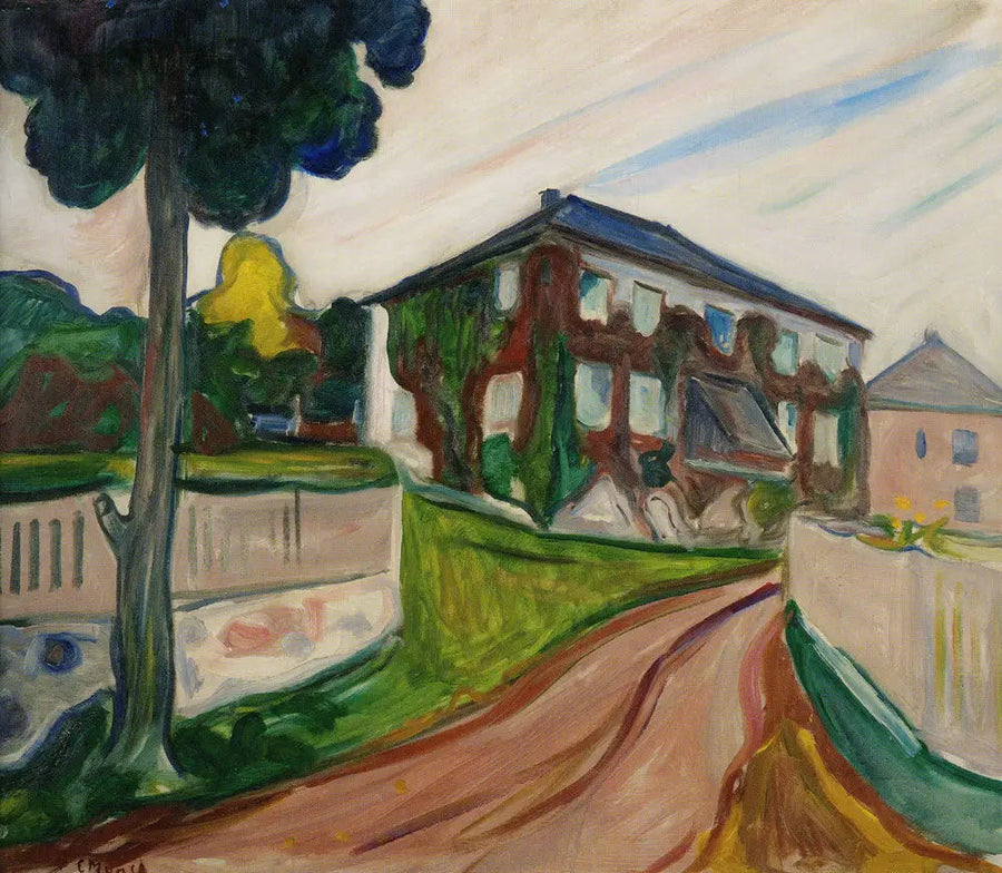 Czerwony Dziki Winorośl - Edvard Munch