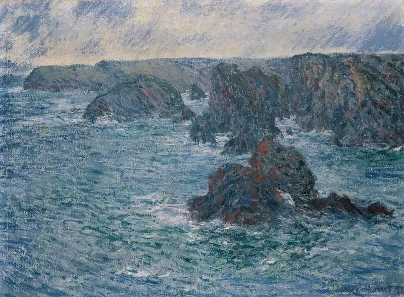 Miasto Belle-Île - Claude Monet