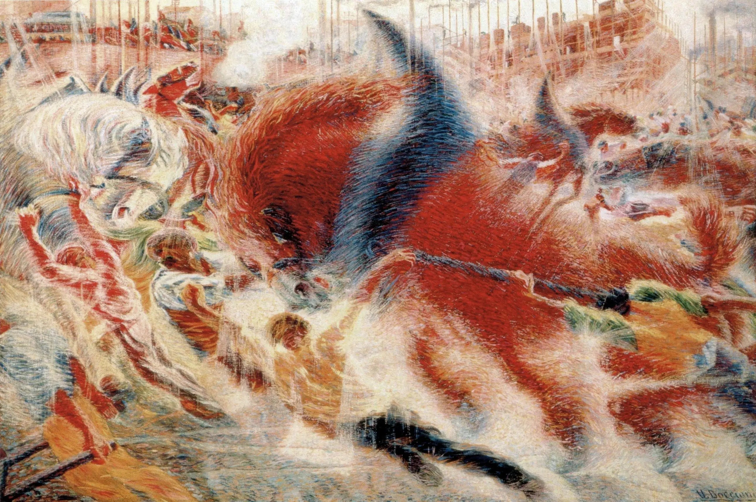La ville se lève - Umberto Boccioni - Alpha Reproduction