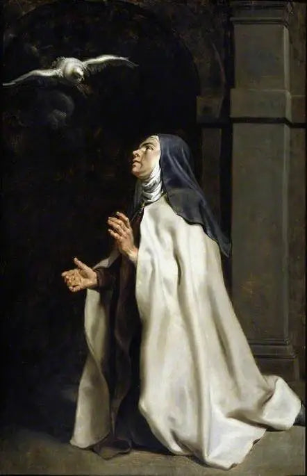 Wizja gołębicy Thérèse z Avila - Peter Paul Rubens