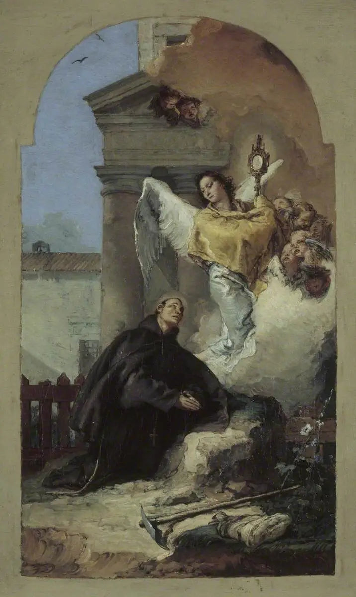 Wizja Eucharystii świętego Pascala Baylona - Giovanni Battista Tiepolo