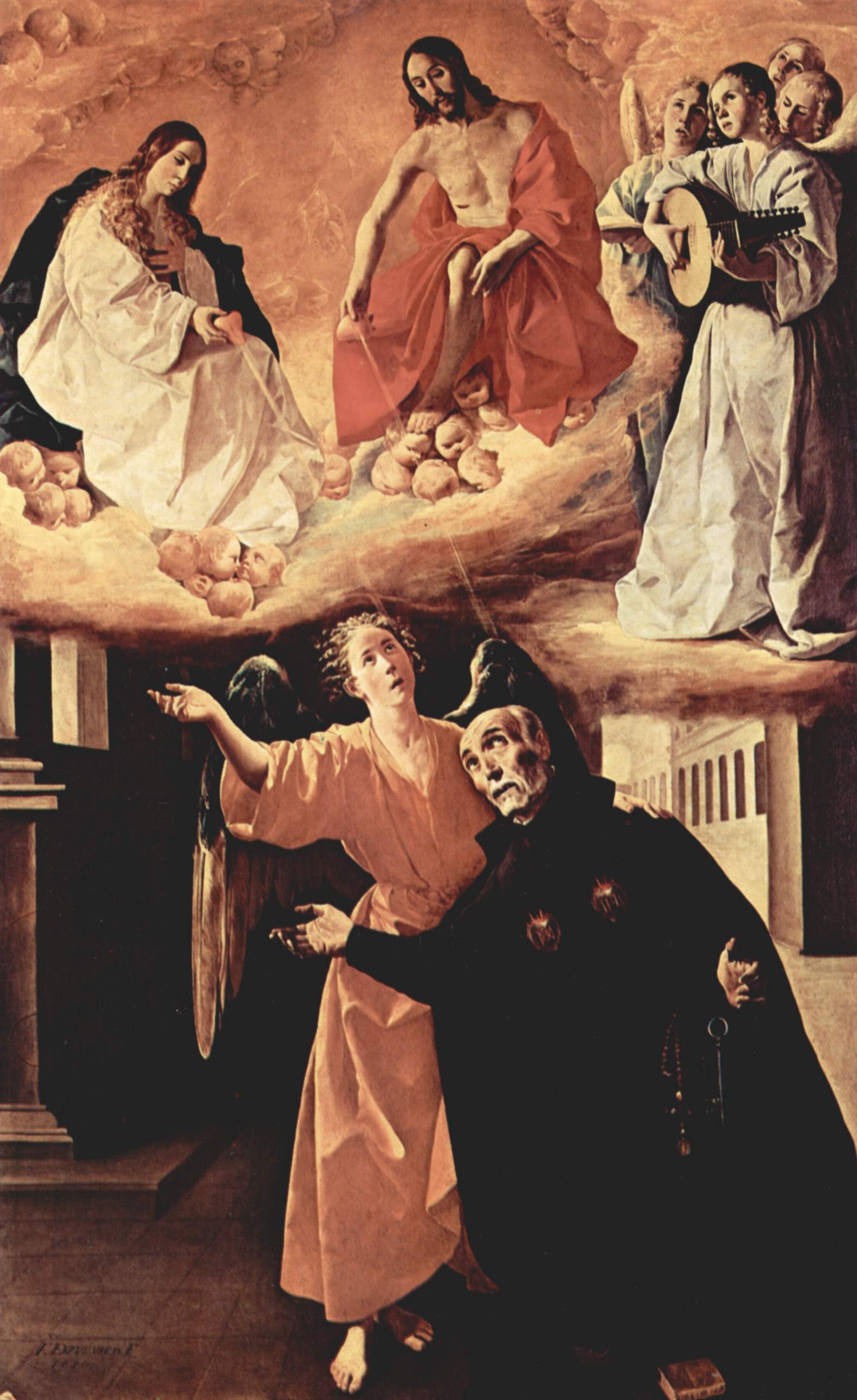 La Vision de Saint Alonso Rodriguez - Francisco de Zurbarán image 1 reproduction réalisée par Alpha Reproduction