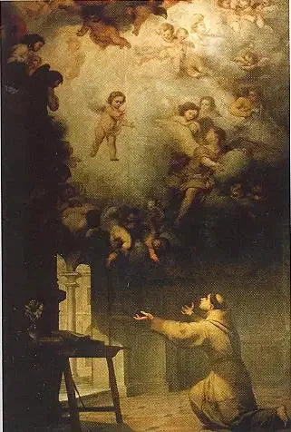 Wizja świętego Antoniego z Padwy - Bartolomé Esteban Murillo