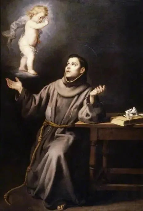 Wizja świętego Antoniego z Padwy - Bartolomé Esteban Murillo