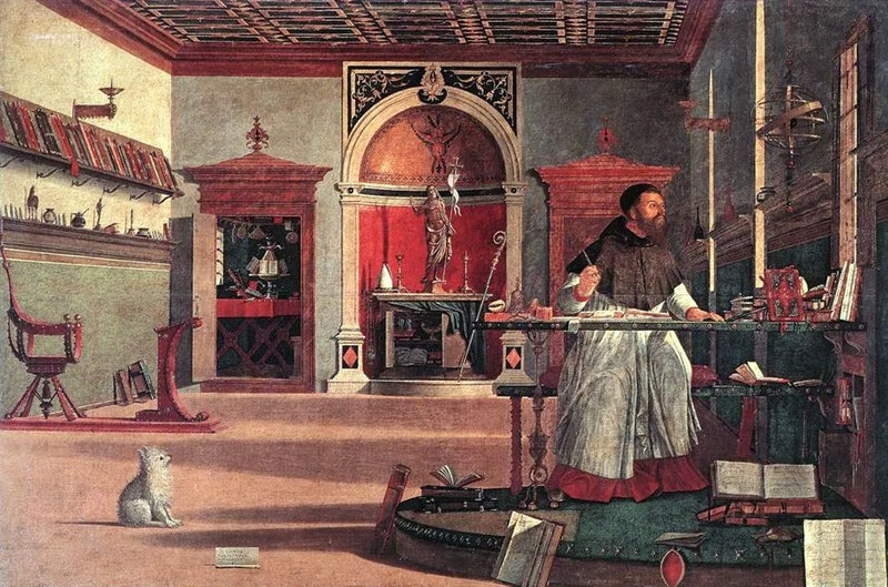 Wizja świętego Augustyna - Vittore Carpaccio