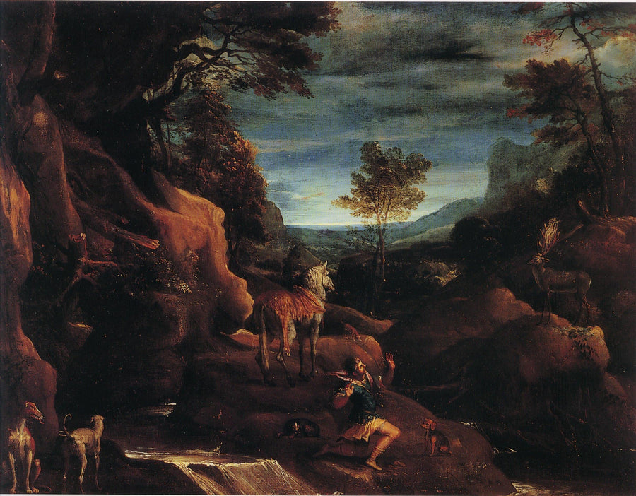 Wizja świętego Eustachego - Annibale Carracci