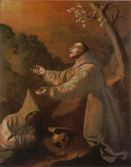 Wizja świętego Franciszka - Francisco de Zurbarán