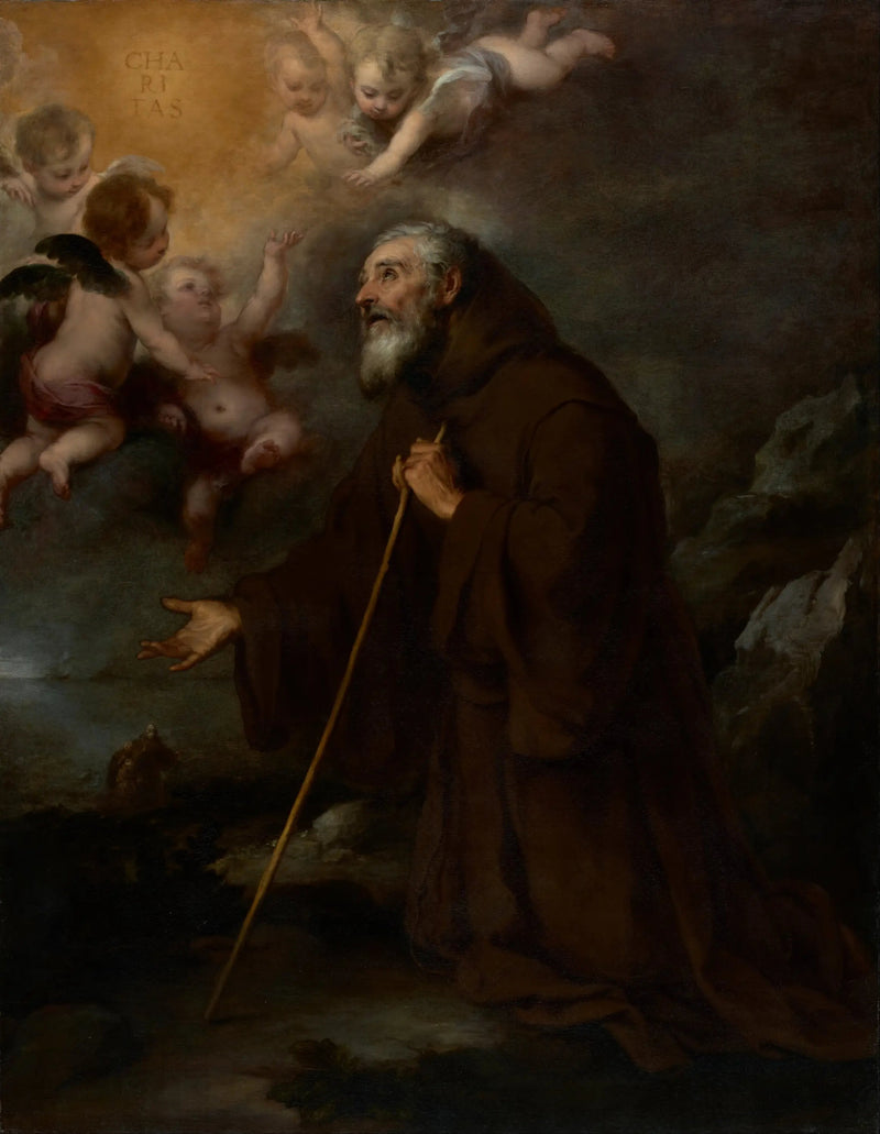 Wizja świętego Franciszka z Pauli - Bartolomé Esteban Murillo