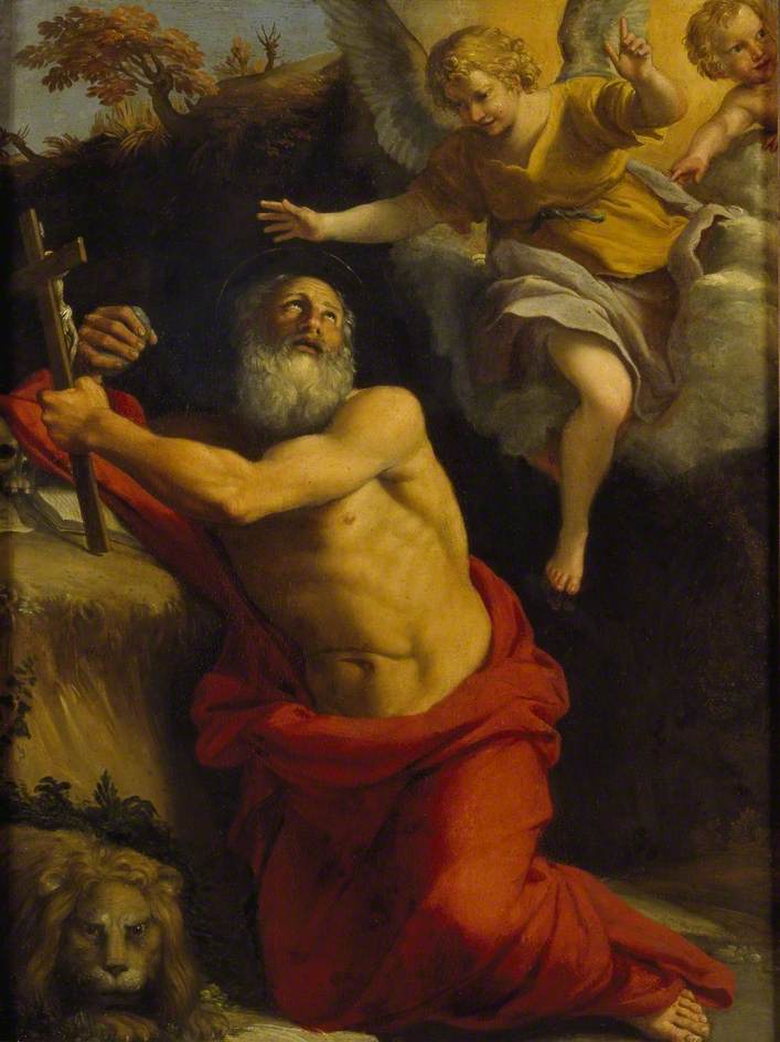 Wizja świętego Hieronima - Domenichino