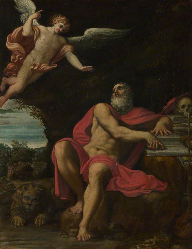 Wizja świętego Hieronima - Domenichino