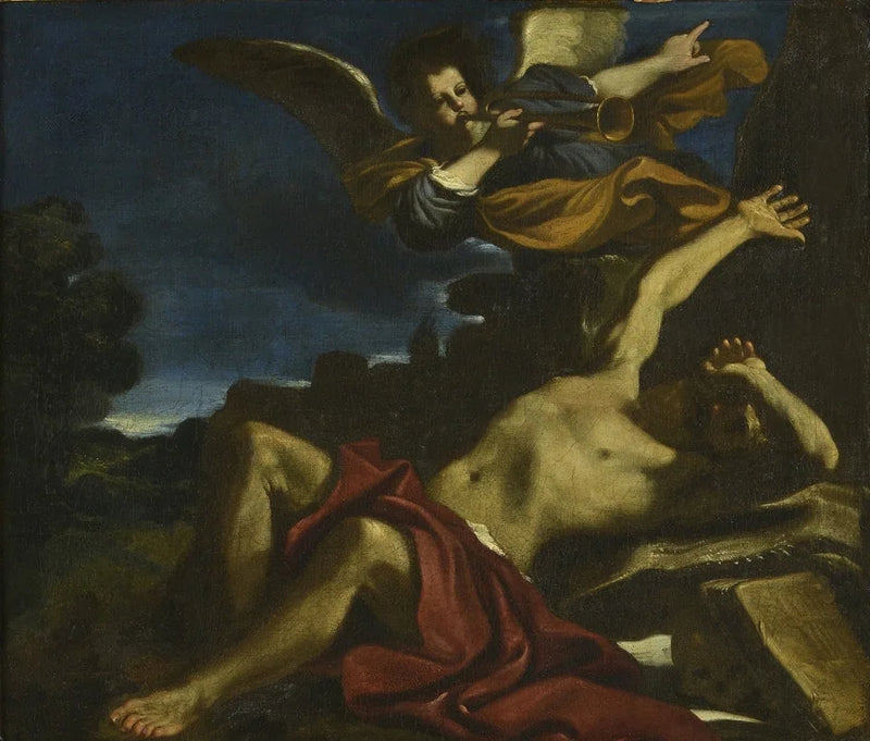 Wizja świętego Hieronima - Guercino