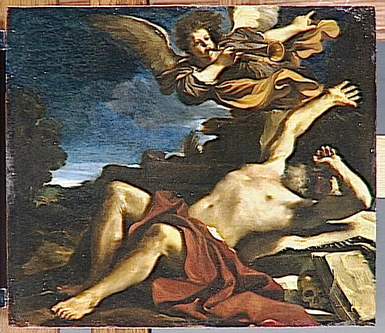 Wizja świętego Hieronima - Guercino