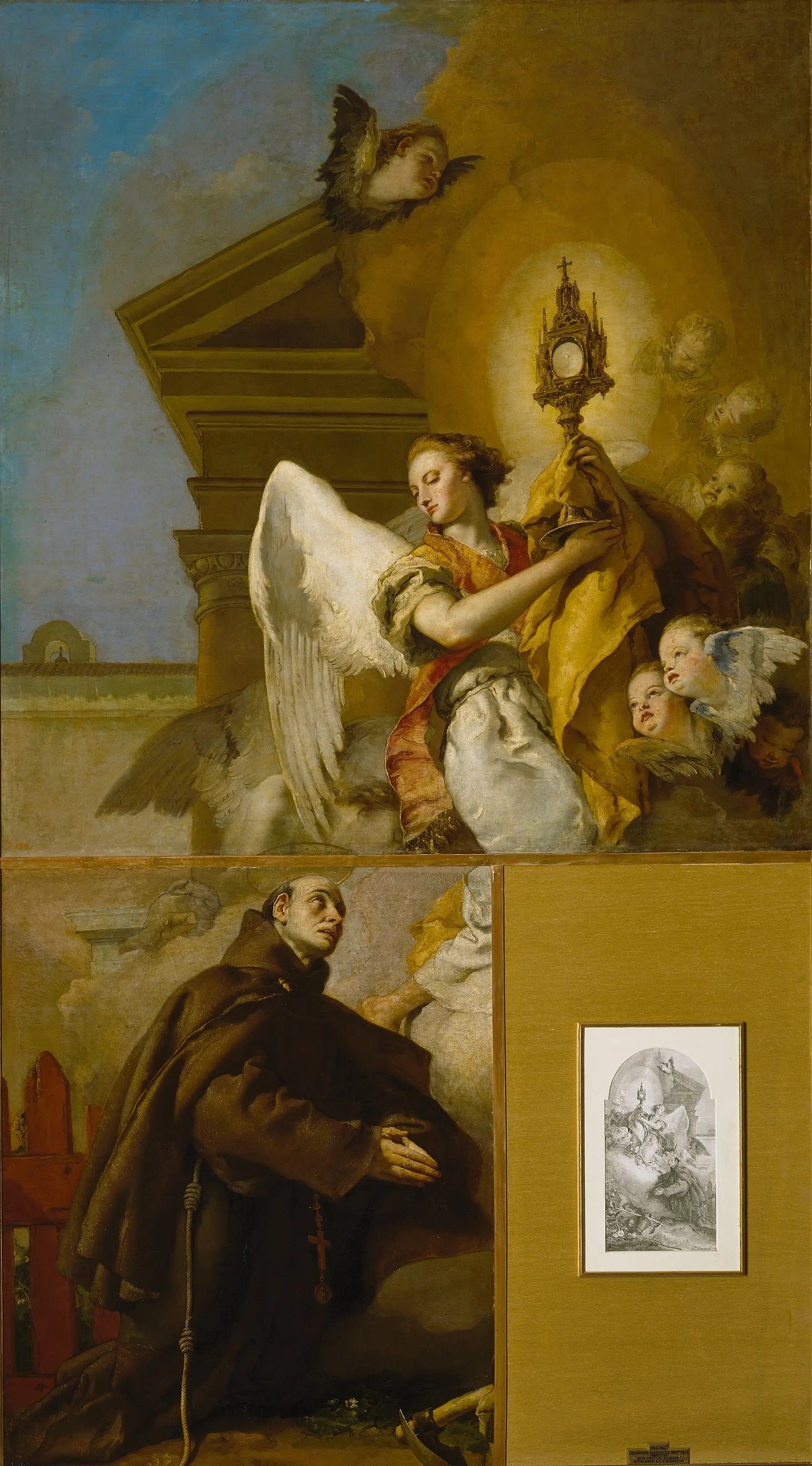 La vision de saint Pascal Baylon - Giovanni Battista Tiepolo - Alpha Reproduction