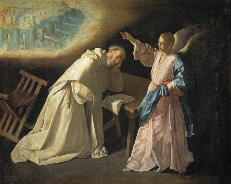 Widzenie świętego Piotra Nolasque - Francisco de Zurbarán