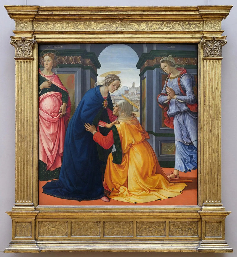 Zwiastowanie z Marią-Jakubą i Marią-Salome - Domenico Ghirlandaio