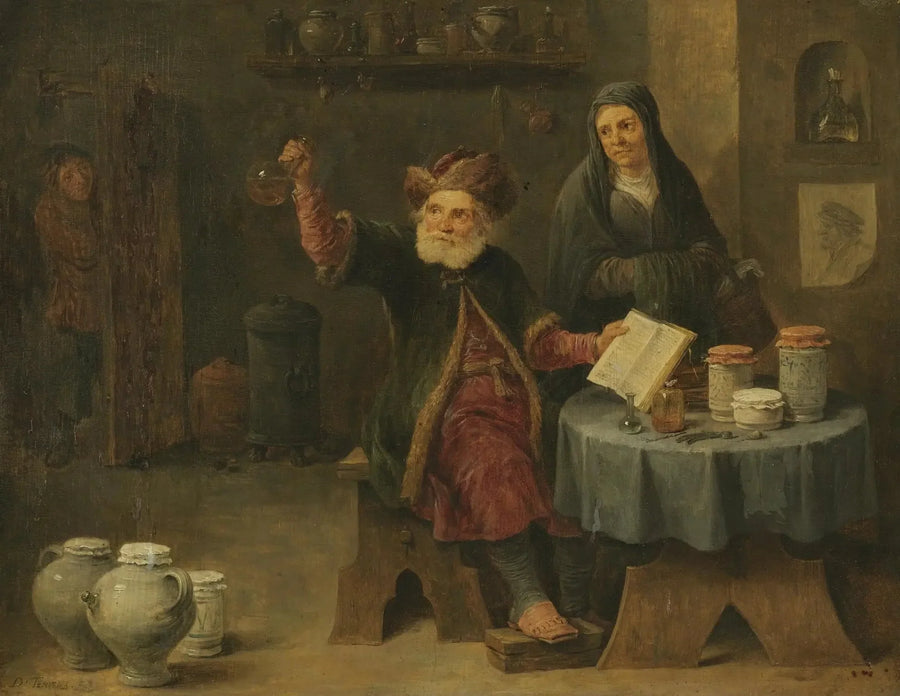 Wizyta u lekarza - David Teniers Młodszy