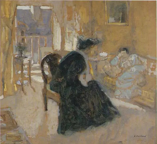 Wizyta u pani Hessel - Édouard Vuillard