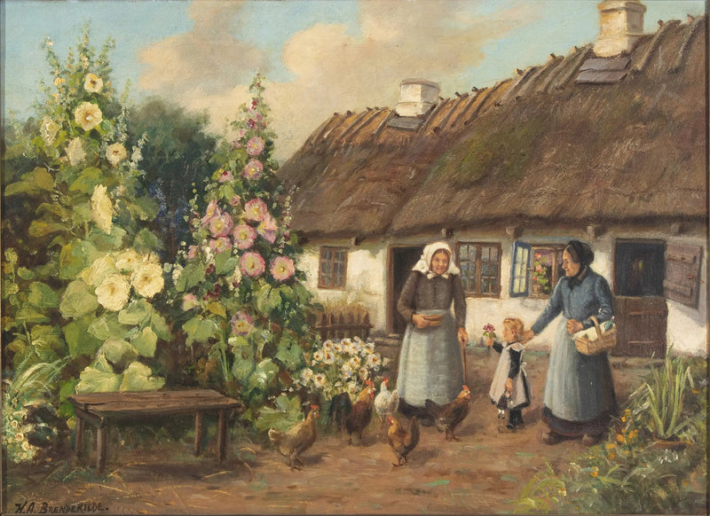 Wizyta - H. A. Brendekilde