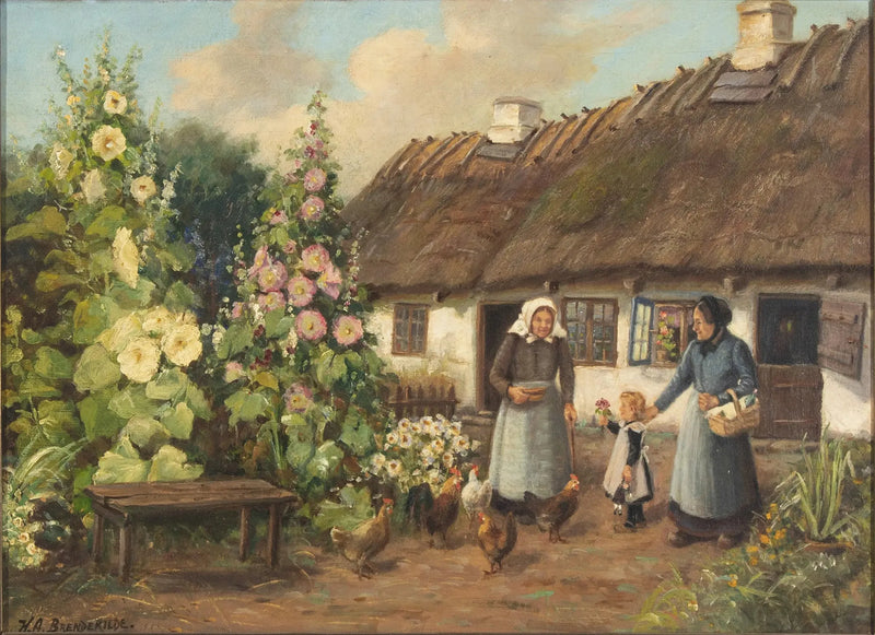 Wizyta - H. A. Brendekilde