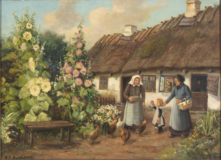 Wizyta - H. A. Brendekilde