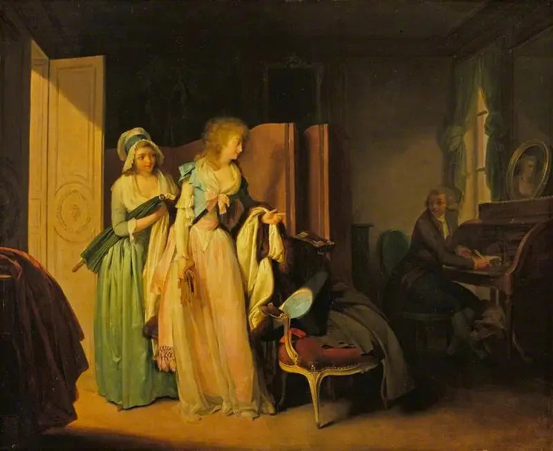 Odwiedzina - Louis-Léopold Boilly