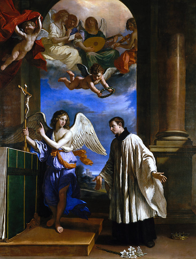 Powołanie świętego Ludwika z Gonzagi - Guercino