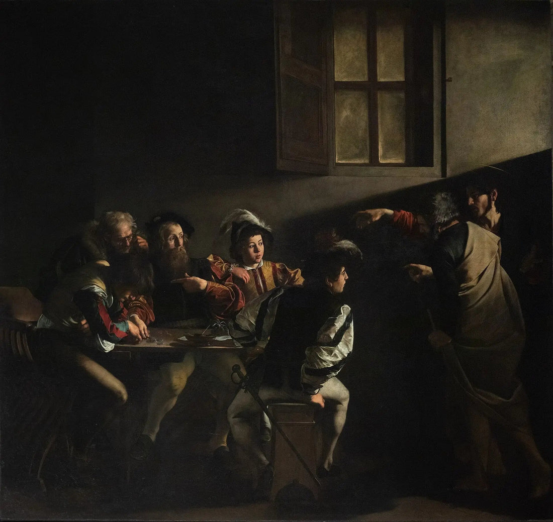 Powołanie św. Mateusza - Caravaggio