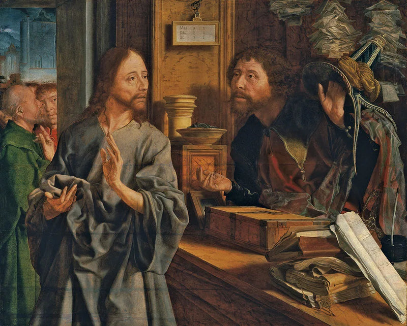 Powołanie świętego Mateusza - Marinus van Reymerswale