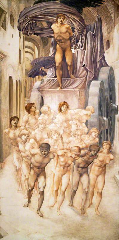 Samochód miłości (Droga miłości) - Edward Burne-Jones