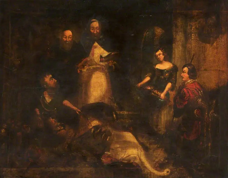 Opactwo Bolton w czasach starożytnych - Edwin Henry Landseer