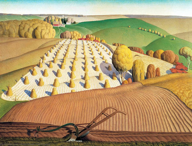 Praca jesienna - Grant Wood