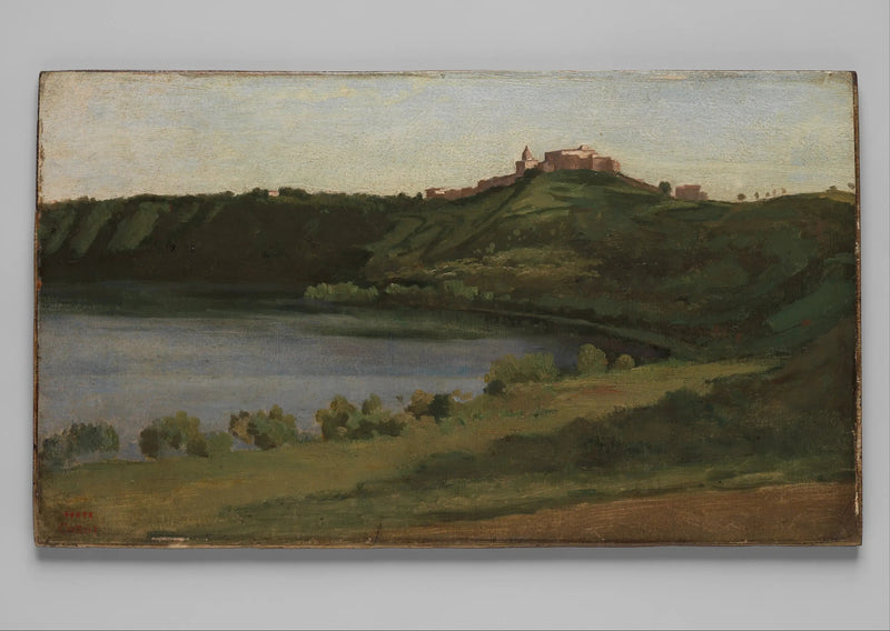Lac Albano i Castel Gandolfo - Jean-Baptiste Camille Corot