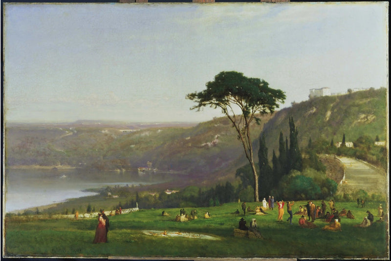 Jezioro Albano - George Inness