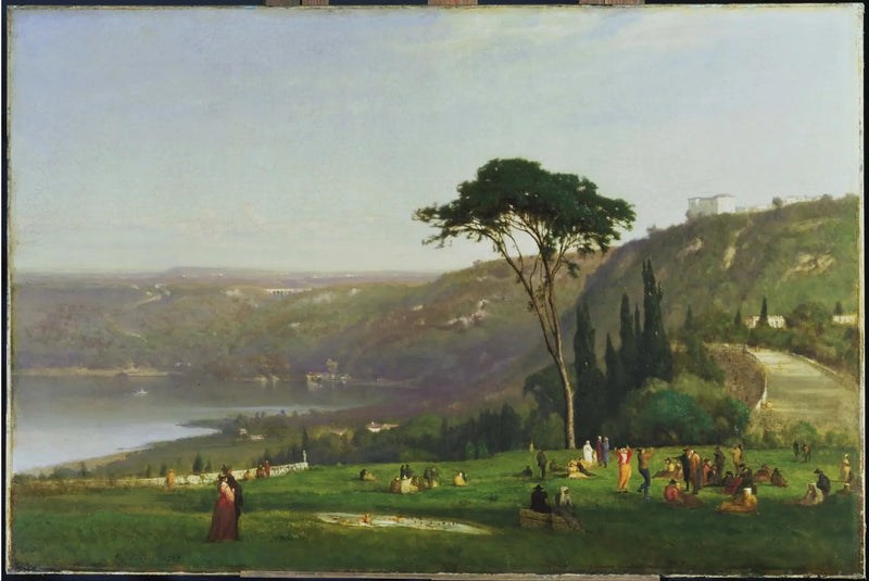 Jezioro Albano - George Inness