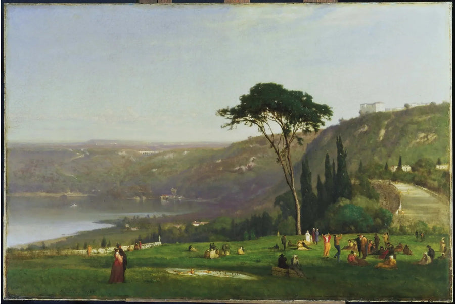 Jezioro Albano - George Inness