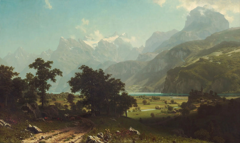 Jezioro Lucerne - Albert Bierstadt