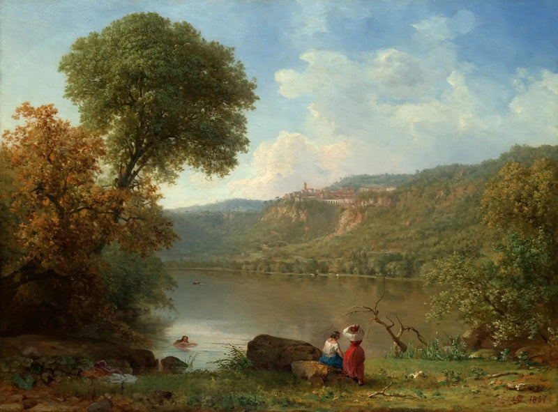 Jezioro Nemi - George Inness