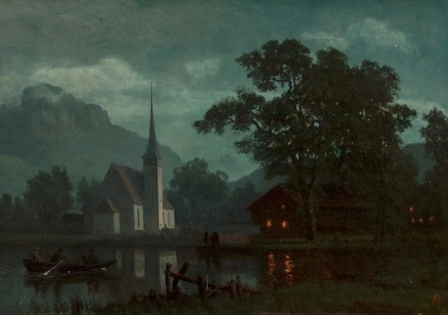 Jezioro Czterech Kantonów, Szwajcaria - Albert Bierstadt