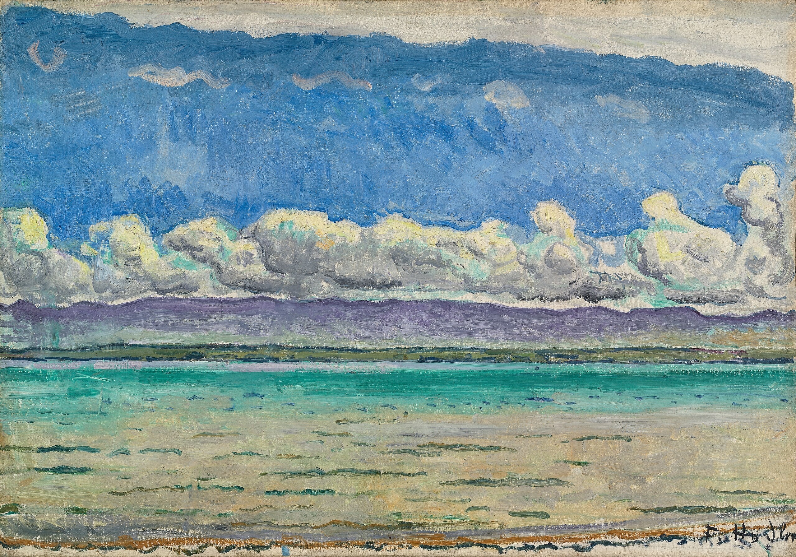 Lac - Ferdinand Hodler - Alpha Reproduction